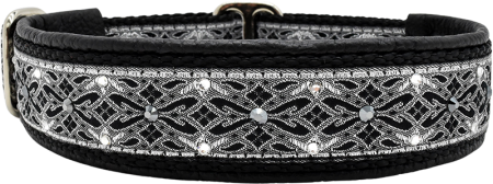 1" Black & Silver Winchester Luxe Limited Slip Collar
